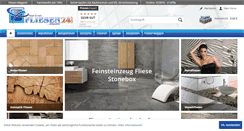 Desktop Screenshot of fliesen24.com