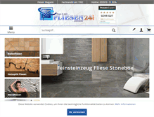 Tablet Screenshot of fliesen24.com